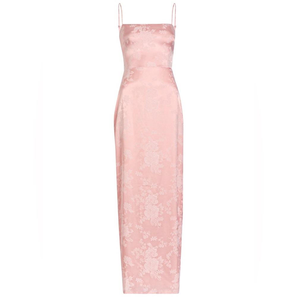 Reformation Pink Floral Maxi Dress